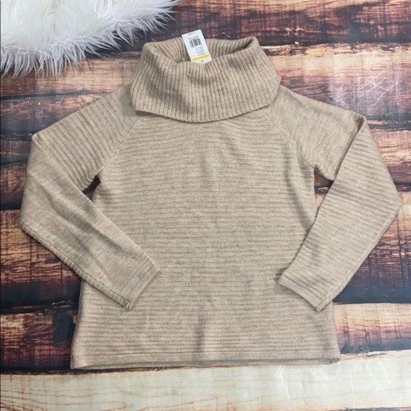new directions Sweaters - New Directions Beige Cozy Up Sweater